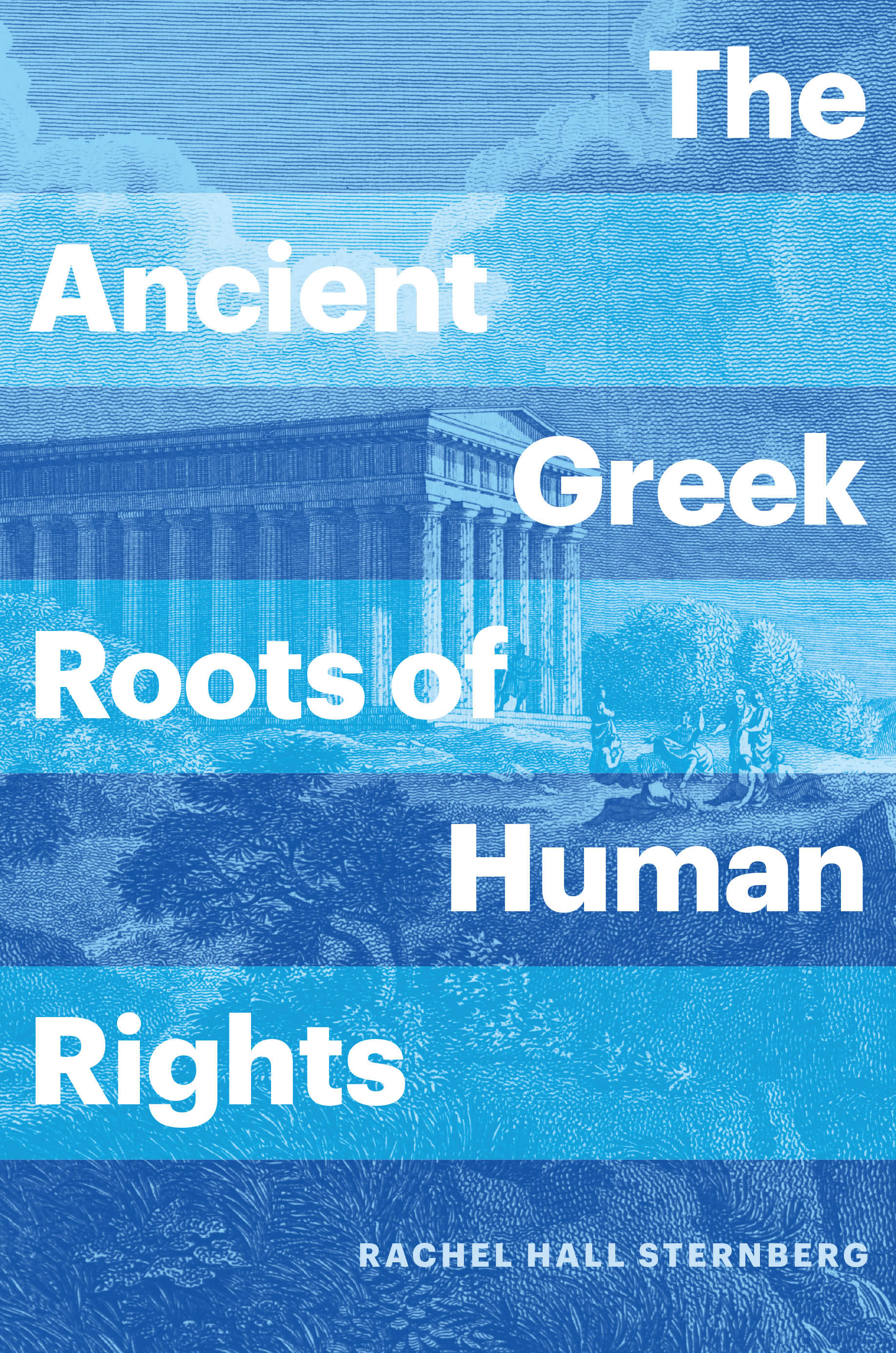 Front cover of the book "The Ancient Greek Roots of Human Rights"